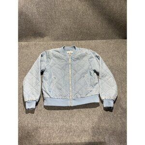 Denim Blvd Jacket Women’s Size Medium Blue Long Sleeve Full Zip